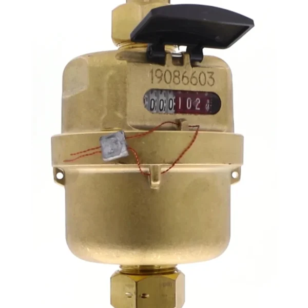 Positive displacement copper water meter