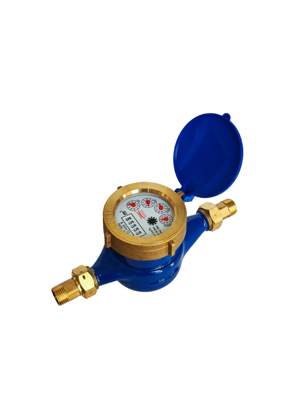LXSG-15G BRASS MULTI-JET ROTARY VANE WHEEL DRY-DIAL TYPE COLD WATER METER