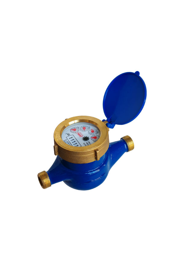 LXSG-15G BRASS MULTI-JET ROTARY VANE WHEEL DRY-DIAL TYPE COLD WATER METER