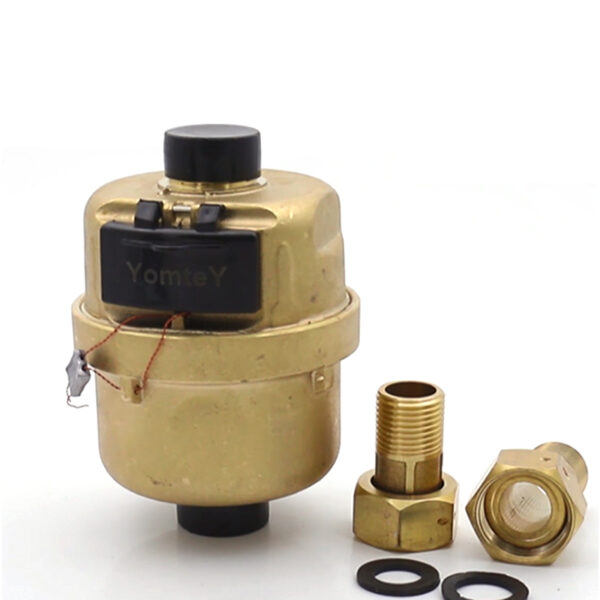 Brass Body Rotary Piston Volumetric Type Cold Water Meter LXH- 15A