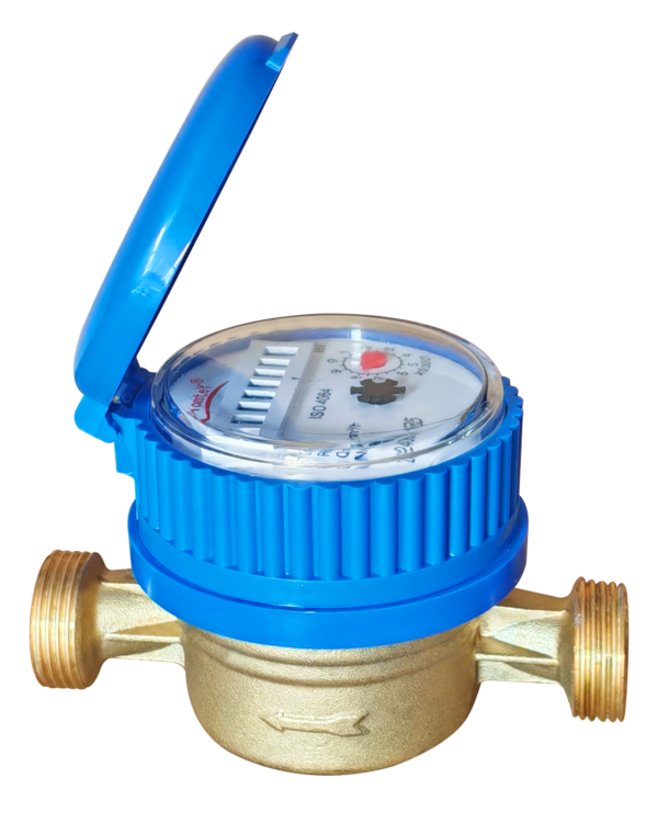 黄铜单流水表1 SINGLE JET DRY-DIAL TYPE COLD(HOT)WATER METER